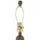 Cream & Brown Vintage Farmhouse Finial Table Lamp - Image 4